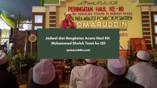 Jadwal dan Rangkaian Acara Haul KH. Muhammad Sholeh Tsani ke-120