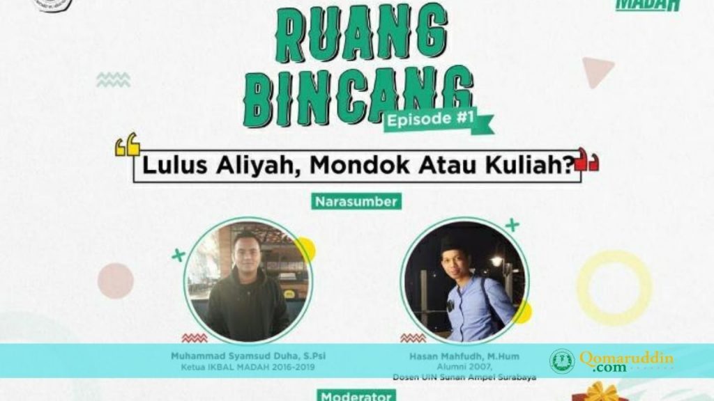 Ruang Bincang; Serial Diskusi Online ala Alumni MA Assa'adah